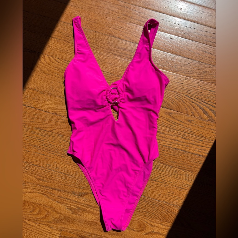 Hot Pink One-Piece Swimsuit